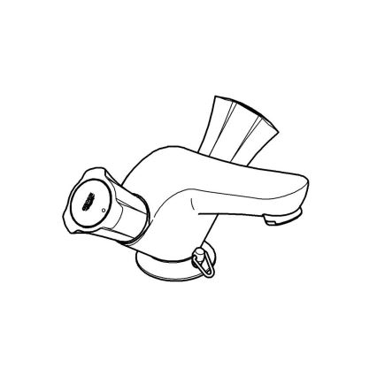 GROHE 21100001 - Valamu segisti COSTA L DN 15 läikiv kroom