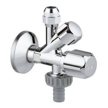 GROHE 22035000 - Kombineeritud nurgaventil UNIVERSAL DN 15 läikiv kroom