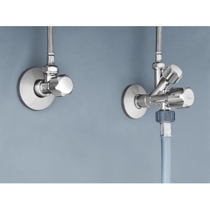 GROHE 22035000 - Kombineeritud nurgaventil UNIVERSAL DN 15 läikiv kroom