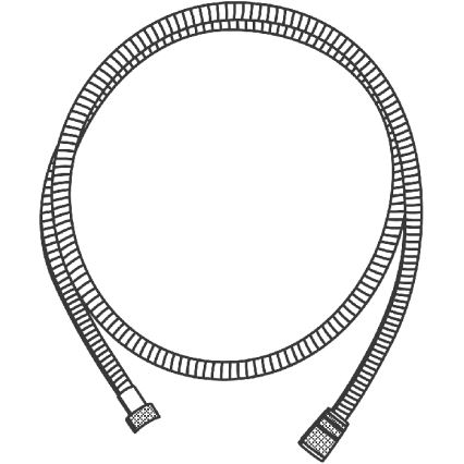 GROHE 22100000 - VITALIOFLEX METAL LONG-LIFE dušivoolik, 1750 mm, kroom