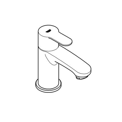 GROHE 23039002 - EUROSTYLE COSMOPOLITAN lauapinnale paigaldatav segisti, suurus XS, kroom