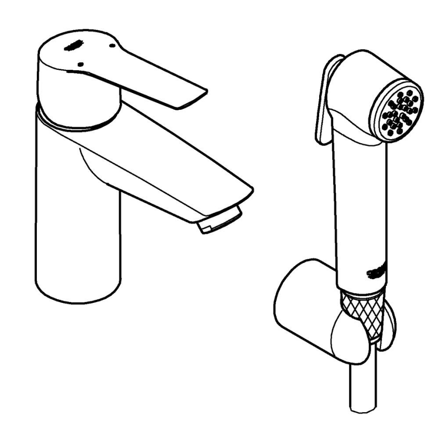 GROHE 231232433 - Valamusegisti START DN 15 suurus S must