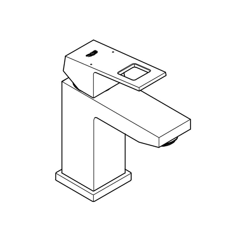 GROHE 2313200E - Valamusegisti EUROCUBE, suurus S, läikiv kroom