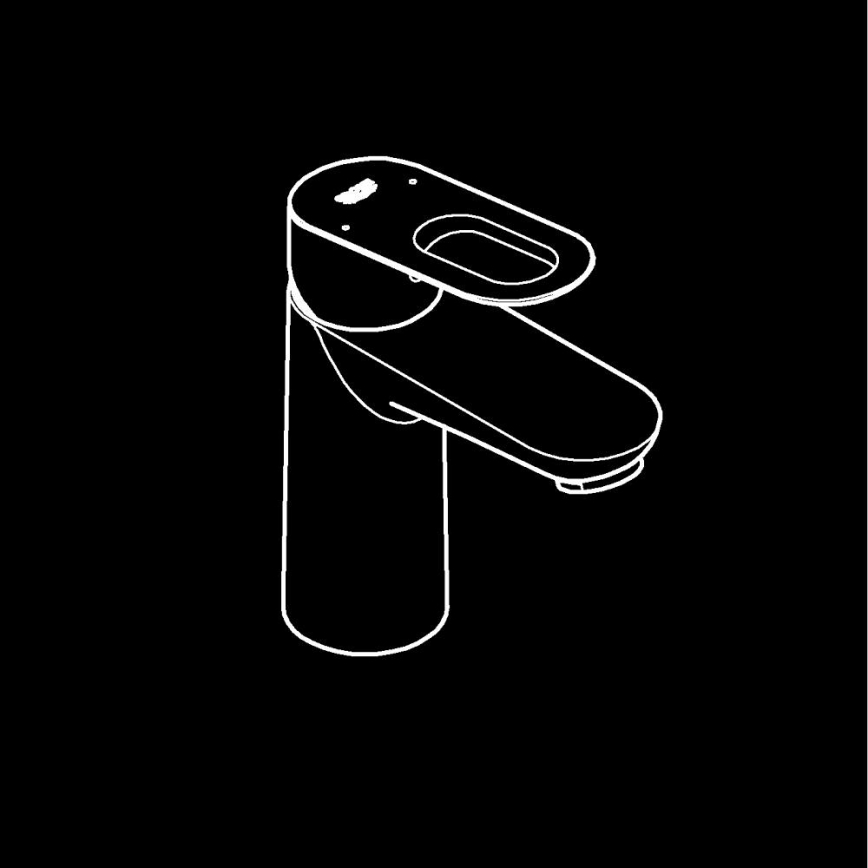 GROHE 23337000 - Valamusegisti BAULOOP DN 15 läikiv kroom