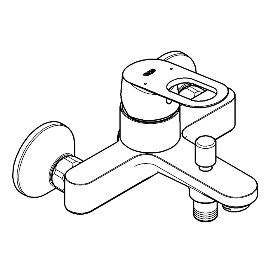 GROHE 23341000 - Vannisegisti BAULOOP DN 15 läikiv kroom