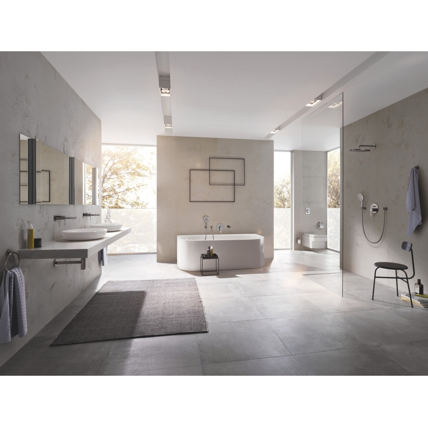 GROHE 23444AL1 - Valamusegisti peidetavaks paigaldamiseks LINEARE 207 mm grafiit