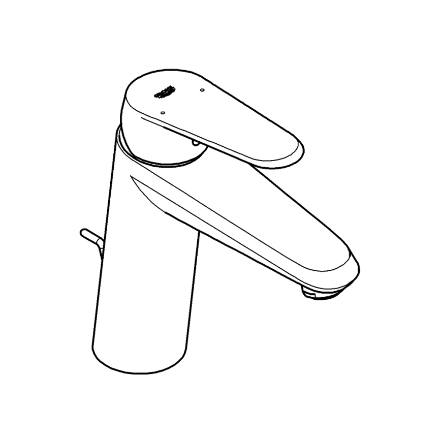 GROHE 23448002 - Valamusegisti EURODISC COSMOPOLITAN suurus M kroomitud