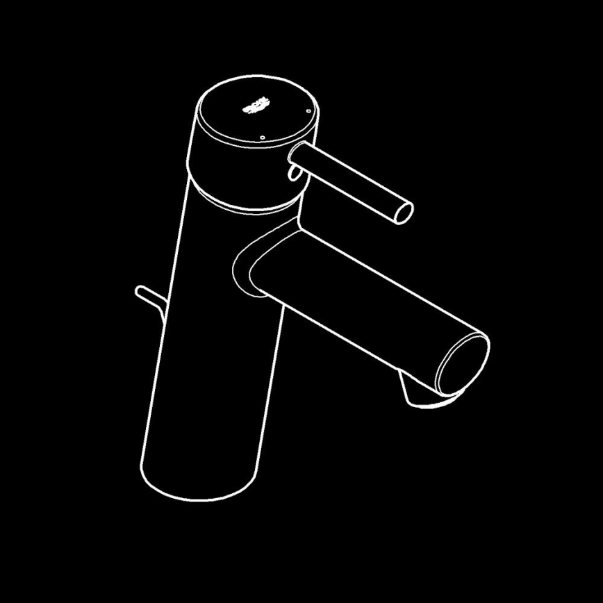 GROHE 23450001 - CONCETTO M valamu segisti, läikiv kroom