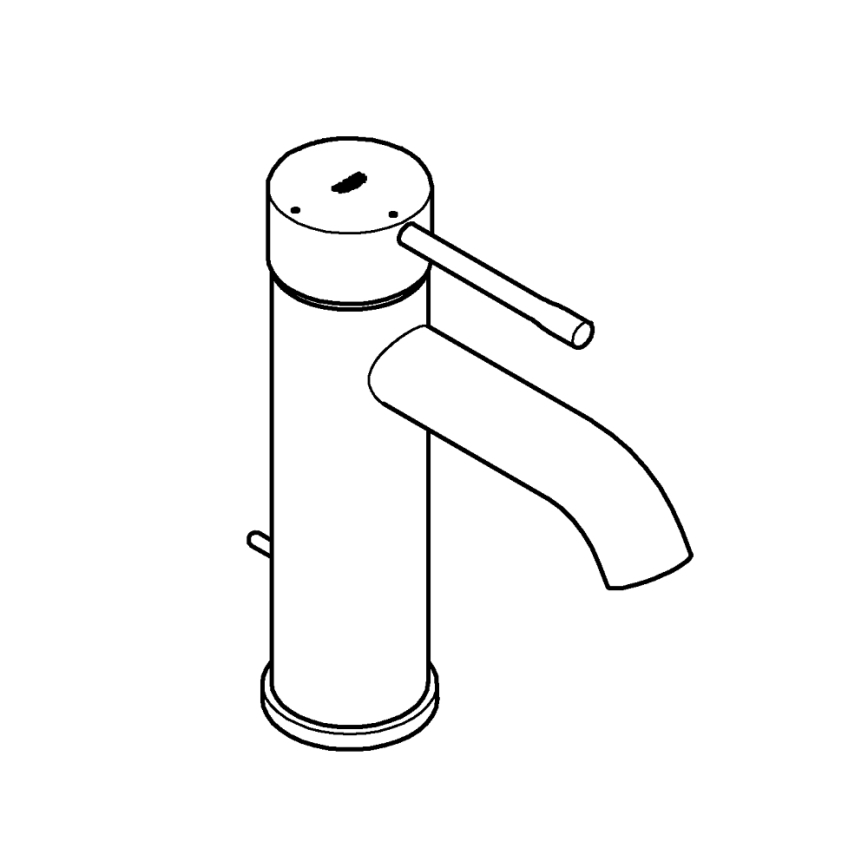 GROHE 23591001 - ESSENCE valamu segisti, suurus S, läikiv kroom