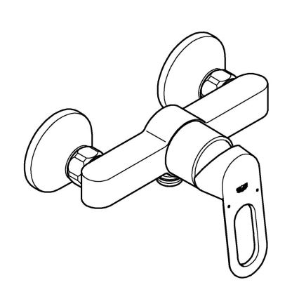GROHE 23634000 - BAULOOP dušisegisti DN 15, läikiv kroom