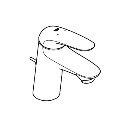 GROHE 23707003 - Valamusegisti EUROSTYLE 163 mm läikiv kroom