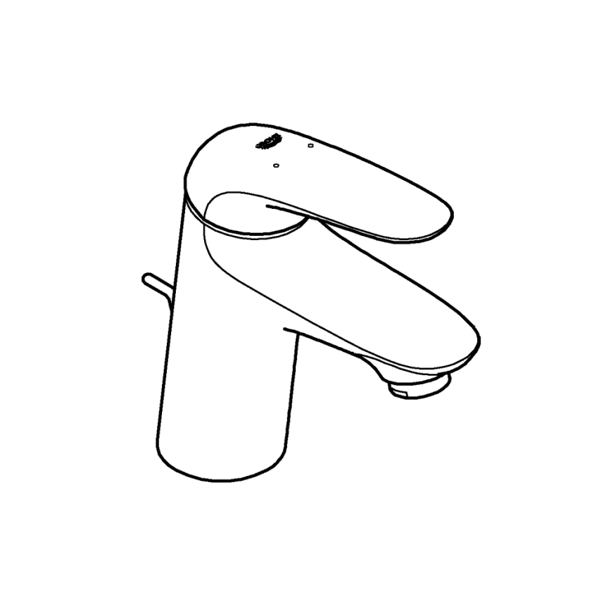 GROHE 23707003 - Valamusegisti EUROSTYLE 163 mm läikiv kroom