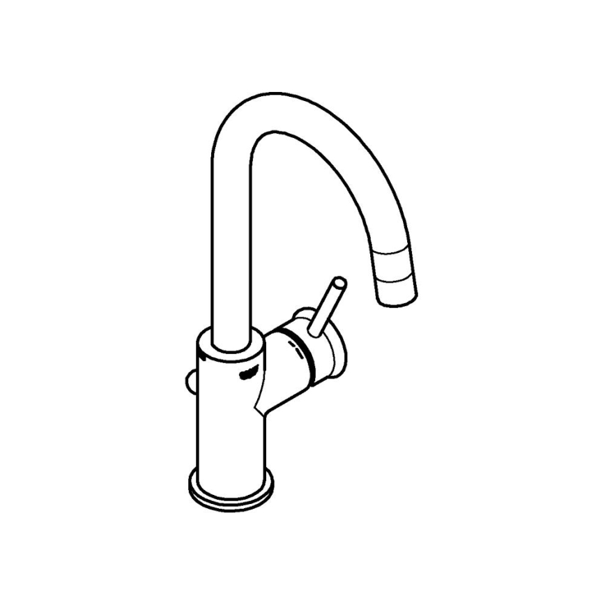 GROHE 23783000 - Valamu segisti START CLASSIC 311 mm läikiv kroom