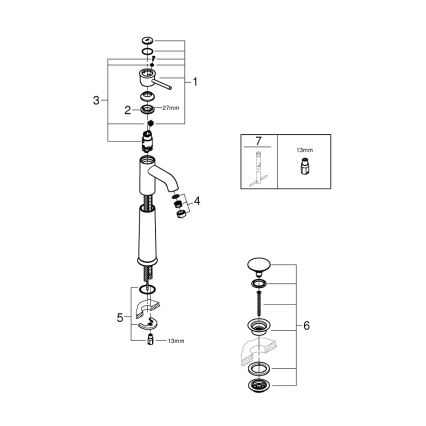 GROHE 23784000 - START CLASSIC 357 mm valamusegisti, läikiv kroom