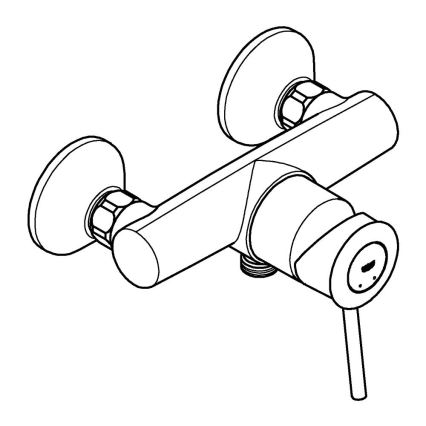 GROHE 23786000 - Dušisegisti START CLASSIC 150 mm läikiv kroom