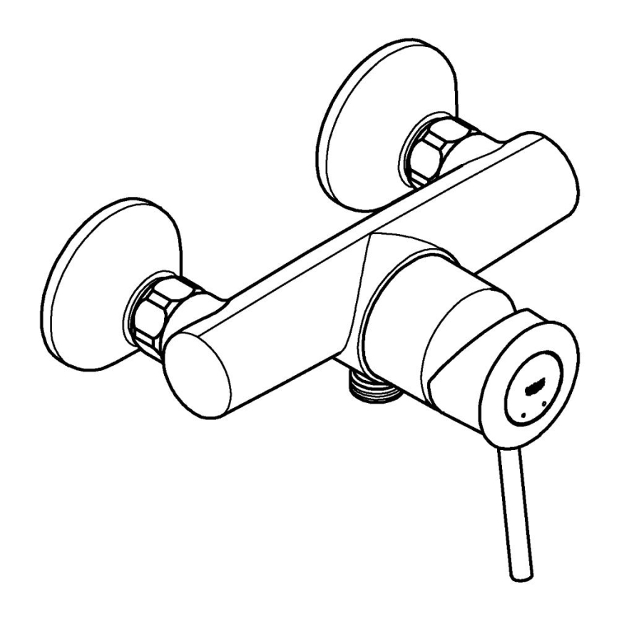 GROHE 23786000 - Dušisegisti START CLASSIC 150 mm läikiv kroom