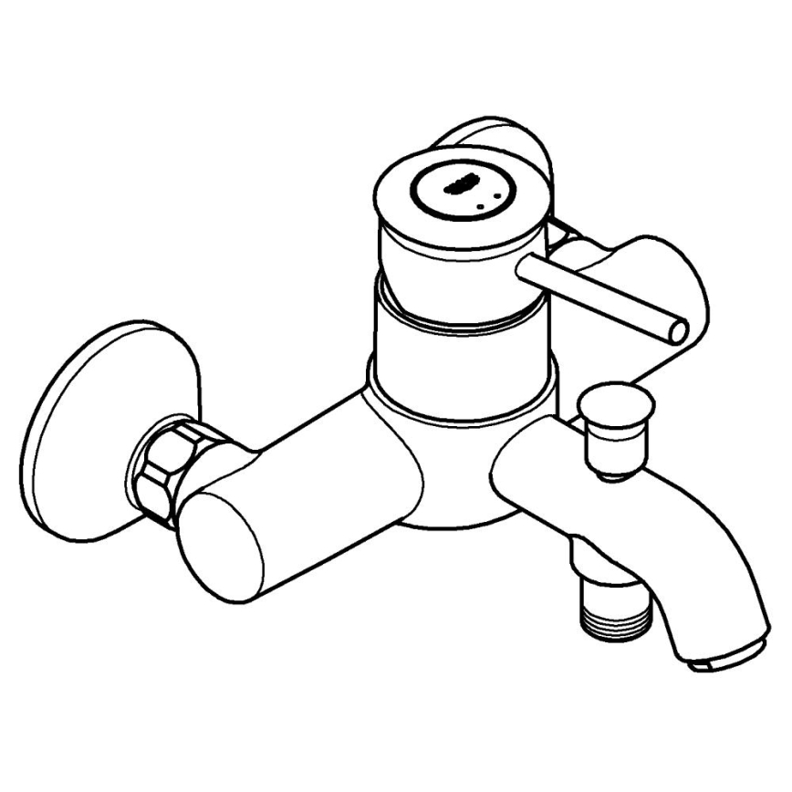 GROHE 23787000 - Vannisegisti START CLASSIC DN 15 läikiv kroom