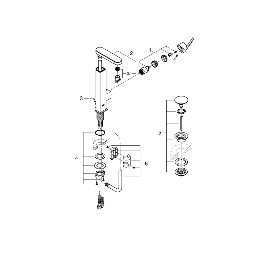 GROHE 23844003 - PLUS valamusegisti, suurus L, läikiv kroom