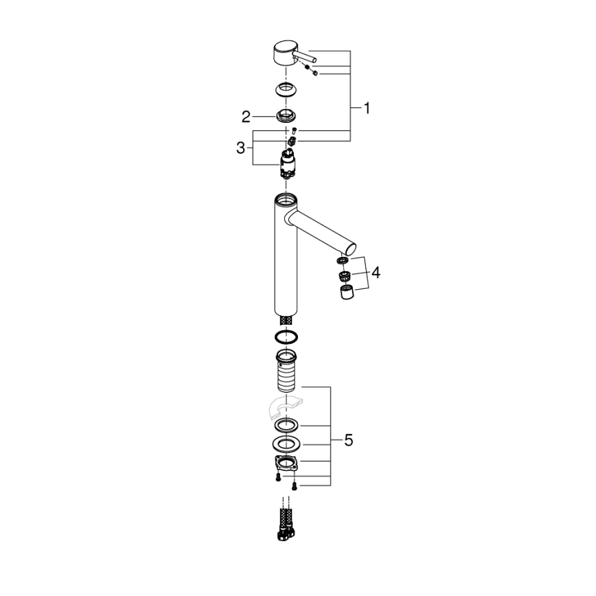 GROHE 23920001 - Valamusegisti CONCETTO, XL-suurus, läikiv kroom