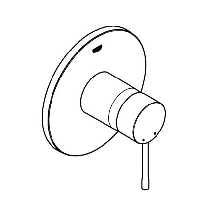 GROHE 24057GN1 - dušisegisti ESSENCE, kuldne