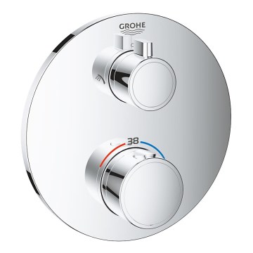 GROHE 24076000 - Termostaatne dušisegisti GROHTHERM, läikiv kroom