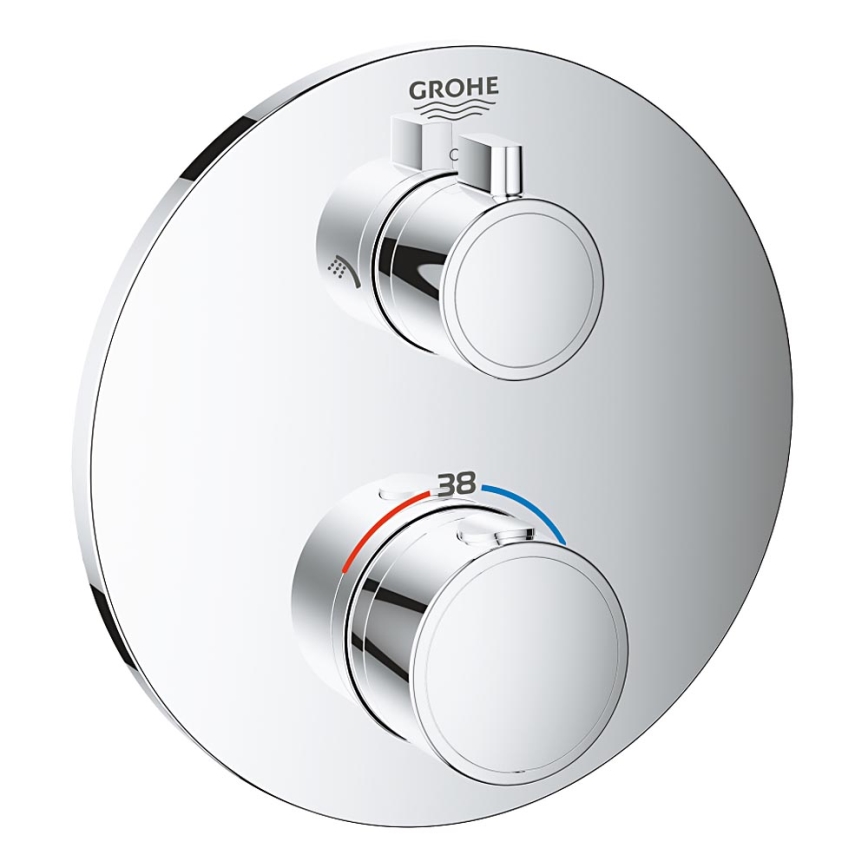 GROHE 24076000 - Termostaatne dušisegisti GROHTHERM, läikiv kroom