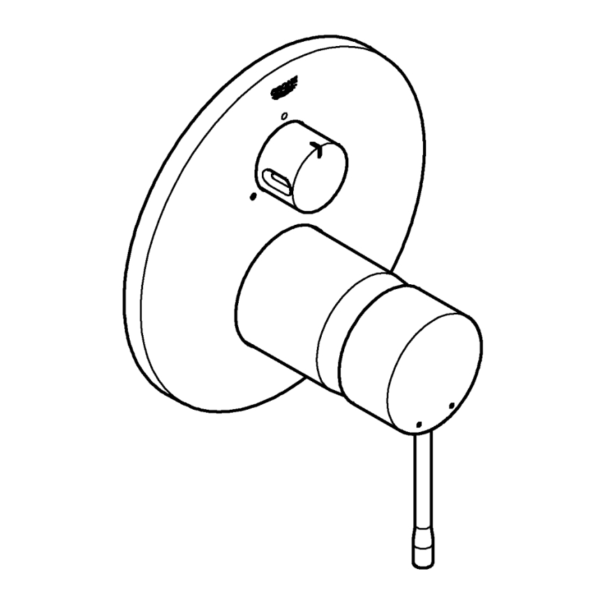 GROHE 24092001 - ESSENCE segisti, läikiv kroomviimistlus