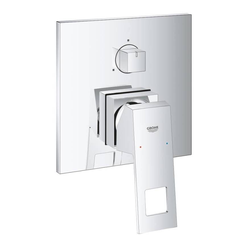 GROHE 24094000 - EUROCUBE segisti 3-tee suunajaga, läikiv kroom
