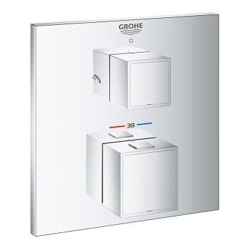 GROHE 24154000 - termostaatsegisti GROHTHERM CUBE läikiv kroom