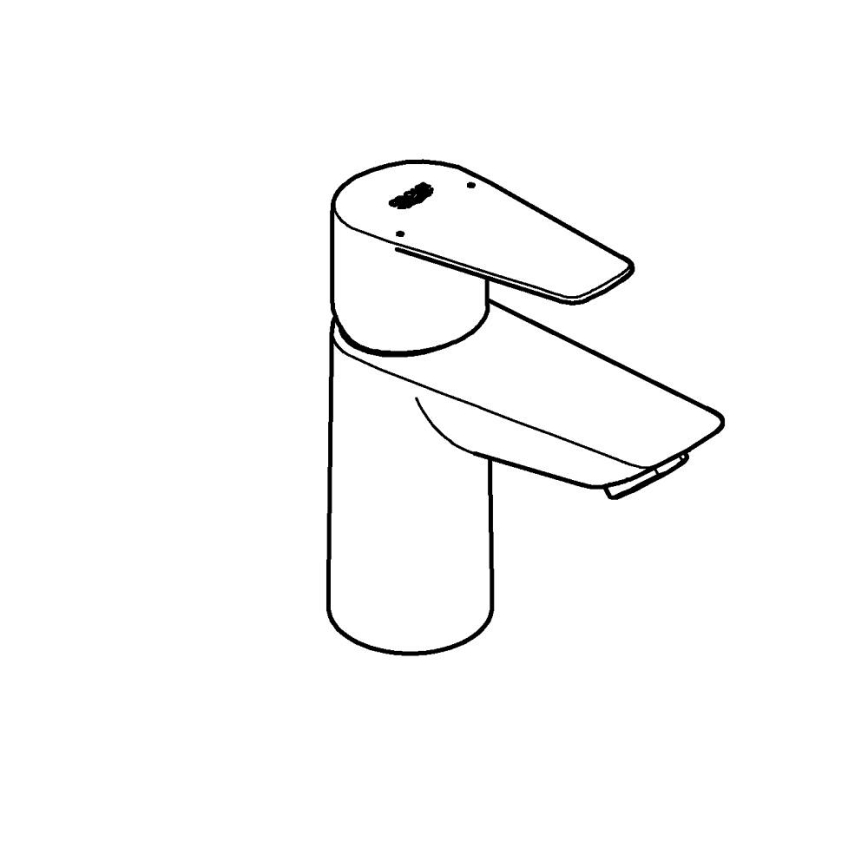 GROHE 24199001 - Valamusegisti START EDGE DN 15 läikiv kroom