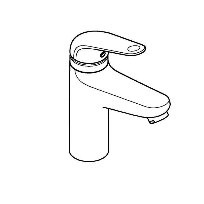 GROHE 24327001 - Valamu segisti SWIFT, suurus M, läikiv kroom