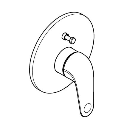 GROHE 24336001 - Vannisegisti SWIFT DN 15, läikiv kroom