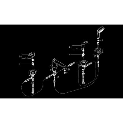 GROHE 2511900A - BAULOOP vannisegisti DN 20, läikiv kroom