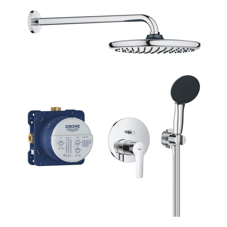 GROHE 25292000 - Seina sisse paigaldatav dušisüsteem START VITALIO START 250, kroomitud