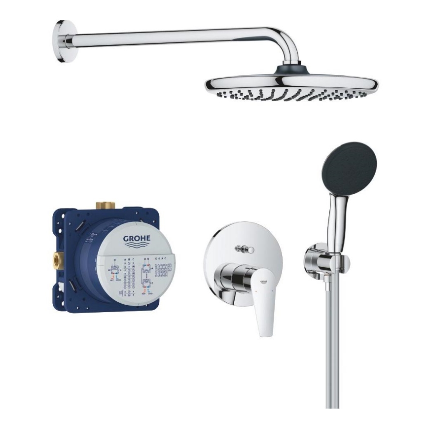 GROHE 25293000 - Dušikomplekt START EDGE 250 mm läikiv kroom