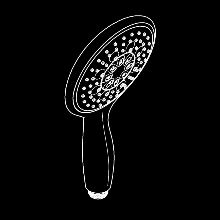 GROHE 26107000 - VITALIO RAIN 130 mm käsidušš, läikiv kroom