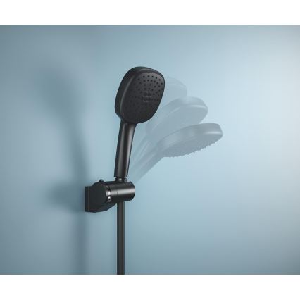 GROHE 261832431 - seinale kinnitatav dušihoidik VITALIO UNIVERSAL must