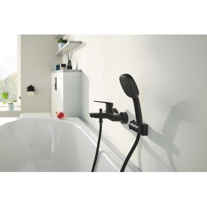 GROHE 261832431 - seinale kinnitatav dušihoidik VITALIO UNIVERSAL must