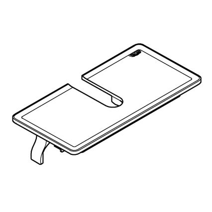 GROHE 26362LN1 - EUPHORIA riiul 150 mm, valge