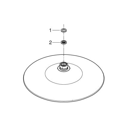 GROHE 26455000 - dušipea EUPHORIA 260, 260 mm, läikiv kroom