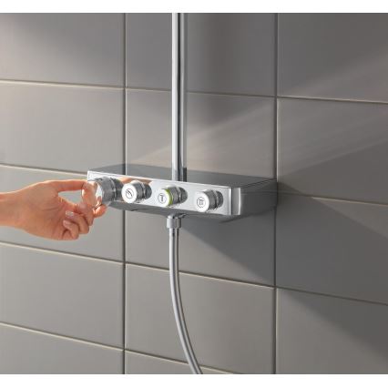 GROHE 26508000 - EUPHORIA SMARTCONTROL 310 CUBE dušisüsteem, läikiv kroom