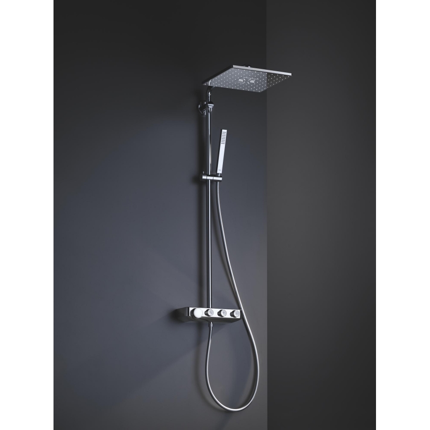 GROHE 26508000 - EUPHORIA SMARTCONTROL 310 CUBE dušisüsteem, läikiv kroom