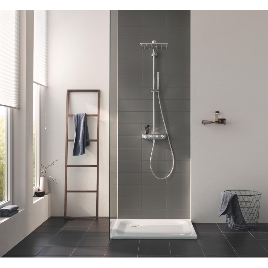 GROHE 26508000 - EUPHORIA SMARTCONTROL 310 CUBE dušisüsteem, läikiv kroom