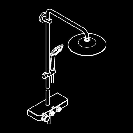 GROHE 26509000 - EUPHORIA SMARTCONTROL 260 mm dušisüsteem, läikiv kroom