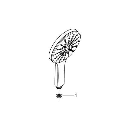 GROHE 26544000 - Käsidušš RAINSHOWER SMARTACTIVE 130 mm läikiv kroom