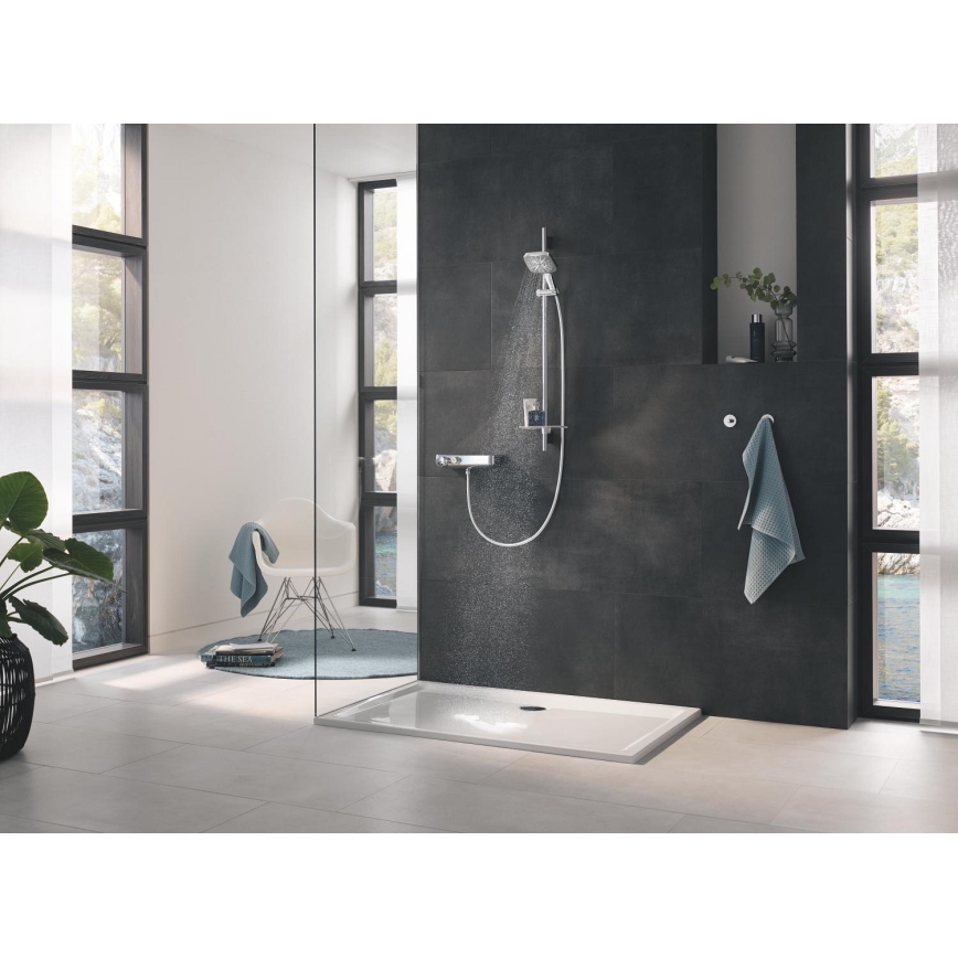 GROHE 26550000 - Käsidušš RAINSHOWER SMARTACTIVE 130 CUBE läikiv kroom