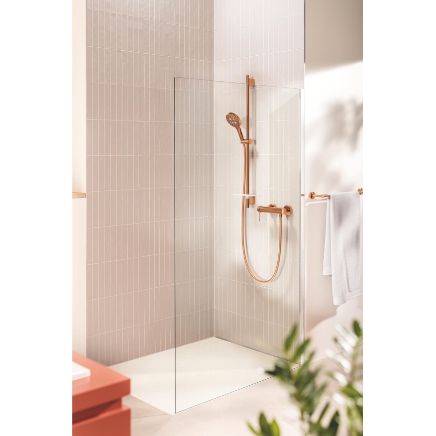 GROHE 26574DL0 - Käsidušš RAINSHOWER SMARTACTIVE 130 mm harjatud vaseviimistlusega