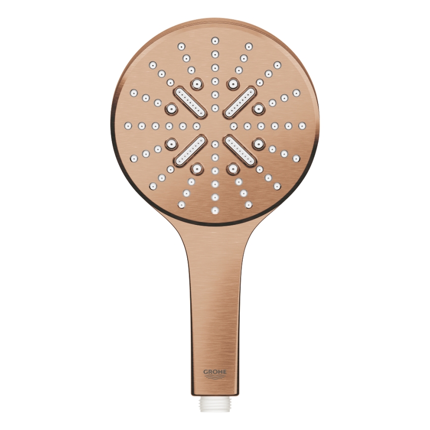 GROHE 26574DL0 - Käsidušš RAINSHOWER SMARTACTIVE 130 mm harjatud vaseviimistlusega