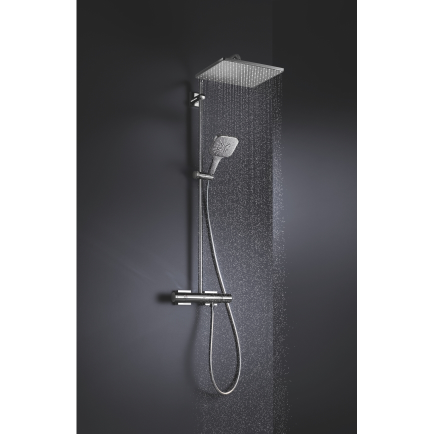 GROHE 26582000 - Käsidušš RAINSHOWER SMARTACTIVE 130 CUBE läikiv kroom
