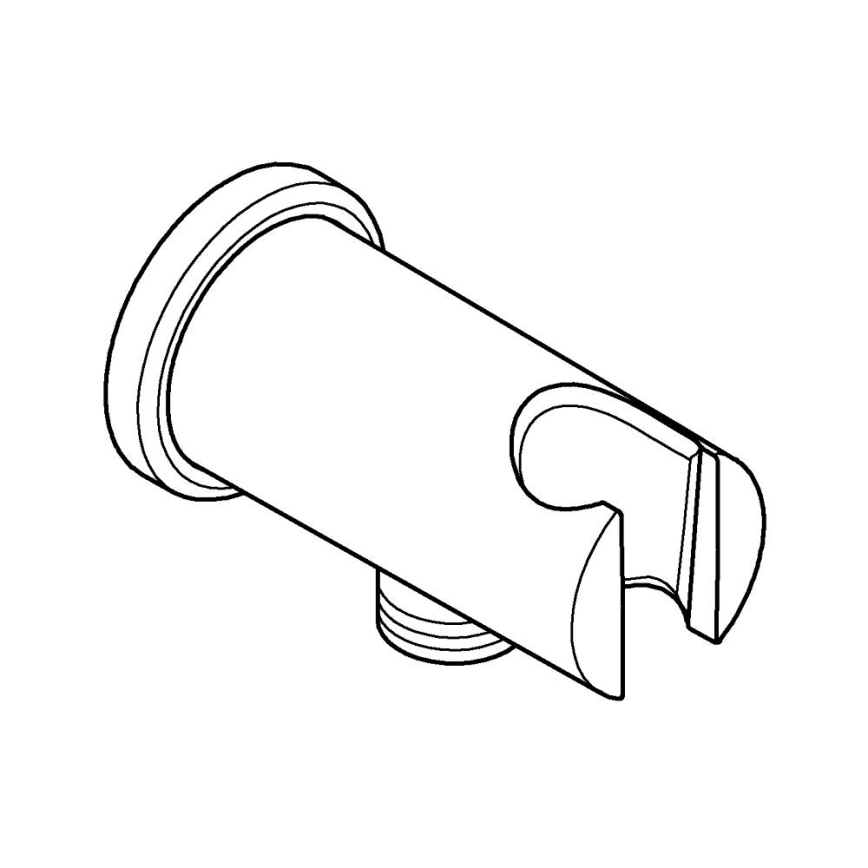 GROHE 26658000 - Seinakinnitus integreeritud dušihoidikuga O 48 mm, kroom